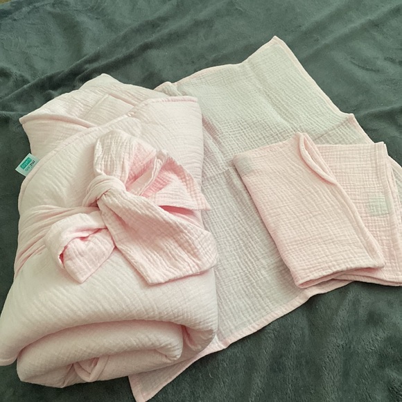 3 Burp cloth, baby warm blanket,sleeping bag ,baby duvet NEW soft ,100%cotton - Picture 2 of 3